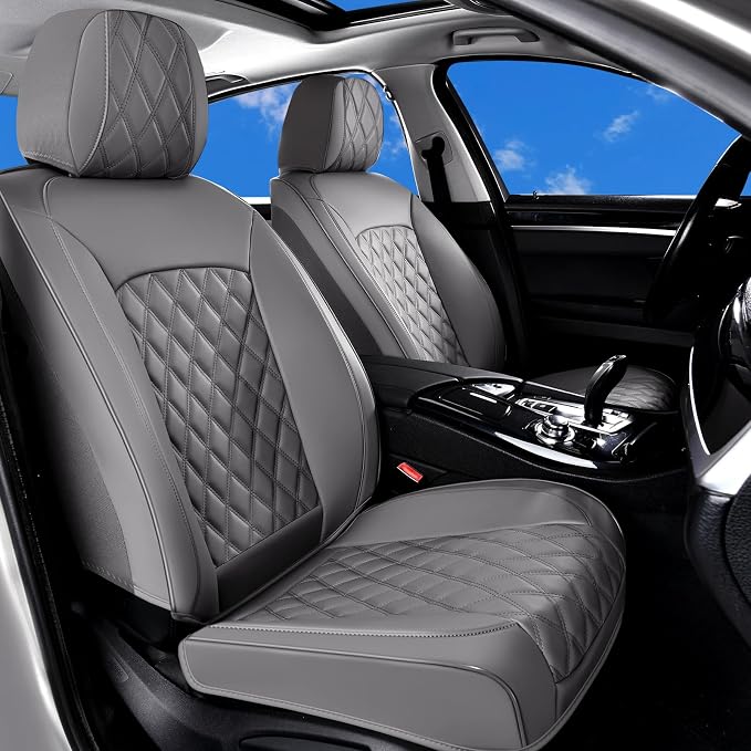 Universal Seat Covers — Full Set — Gray