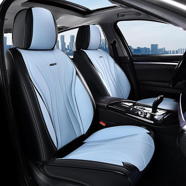 Universal Seat Covers โ Front Seat โ Black / Blue