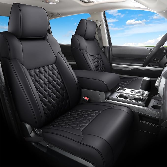 Seat Covers for Toyota Tacoma — Front Seat — Black