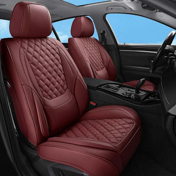 Universal Seat Covers โ Full Set โ Red / Burgundy