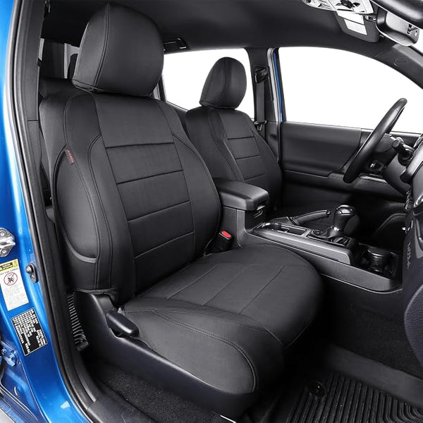 Neoprene Seat Covers for Toyota Tacoma โ Full Set โ Black