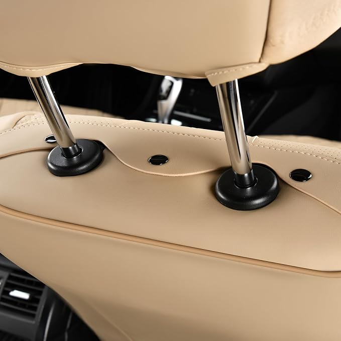 Universal Seat Covers — Front Seat — Beige