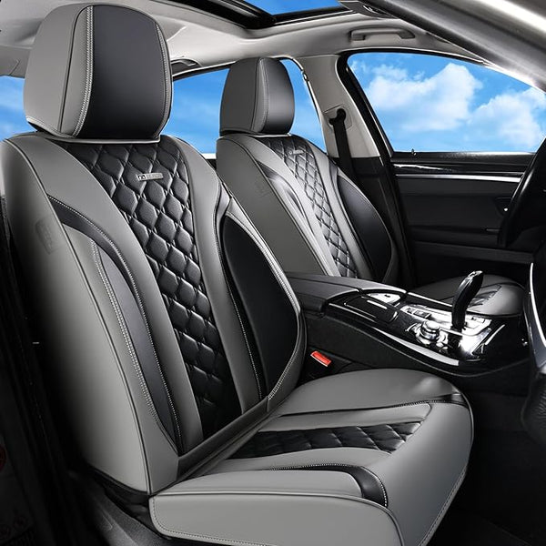 Universal Seat Covers โ Front Seat โ Gray / Black