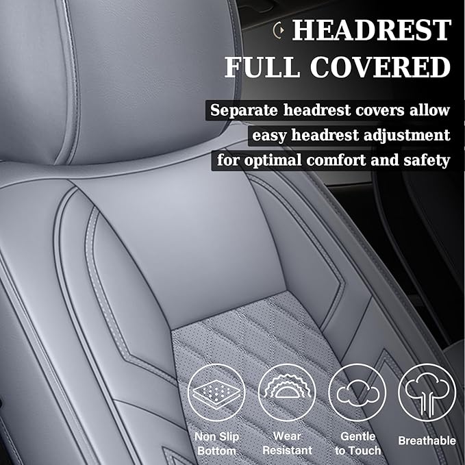 Seat Covers for Toyota Tundra — Full Set — Gray