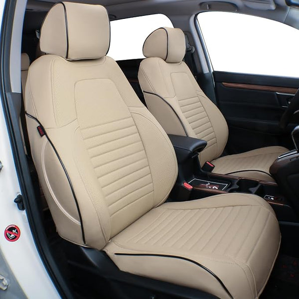 Faux Leather Seat Covers for Honda CR-V โ Full Set โ Beige