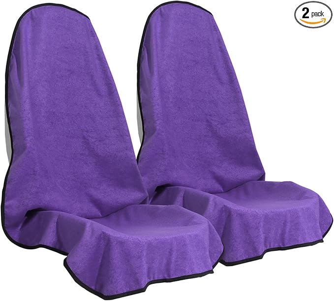 Car Seat Covers — Front Seat — Purple