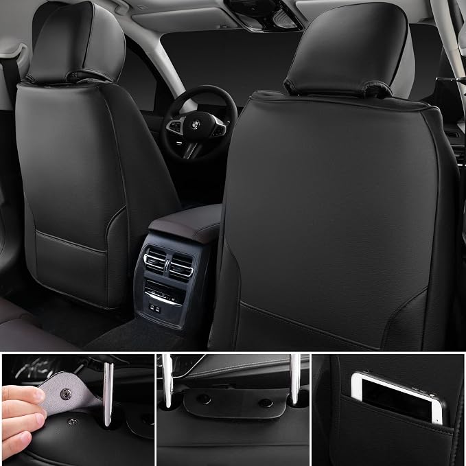 Universal Seat Covers — Full Set — Black