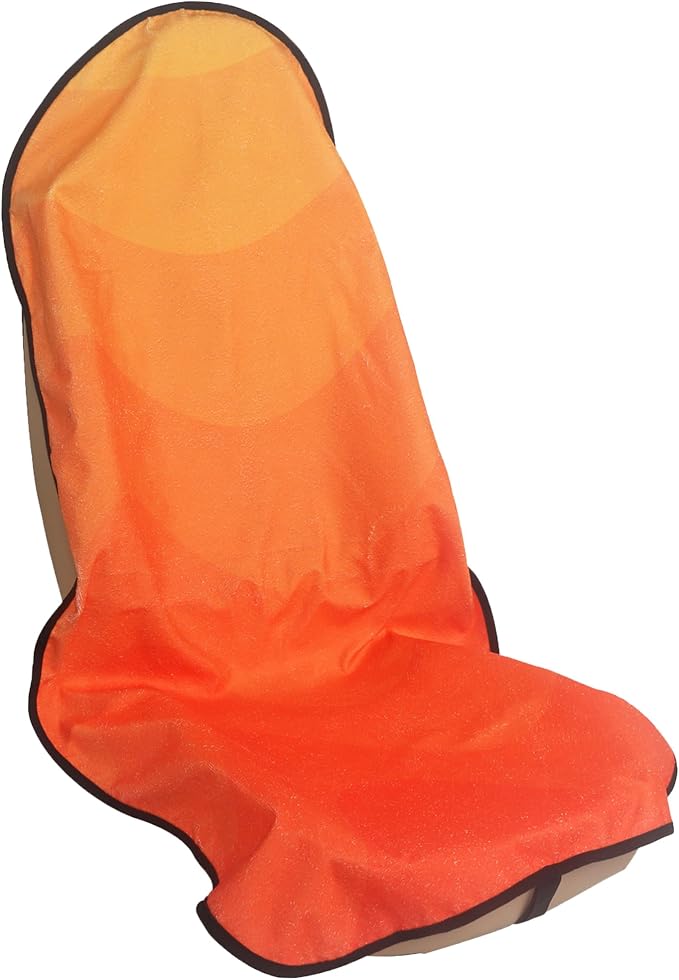 Car Seat Covers — Front Seat — Orange