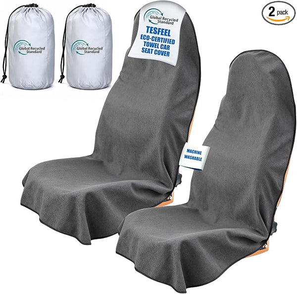 Universal Seat Covers โ Front Seat โ Gray