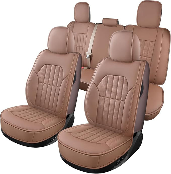 Seat Covers for Multiple Vehicles โ Full Set โ Brown