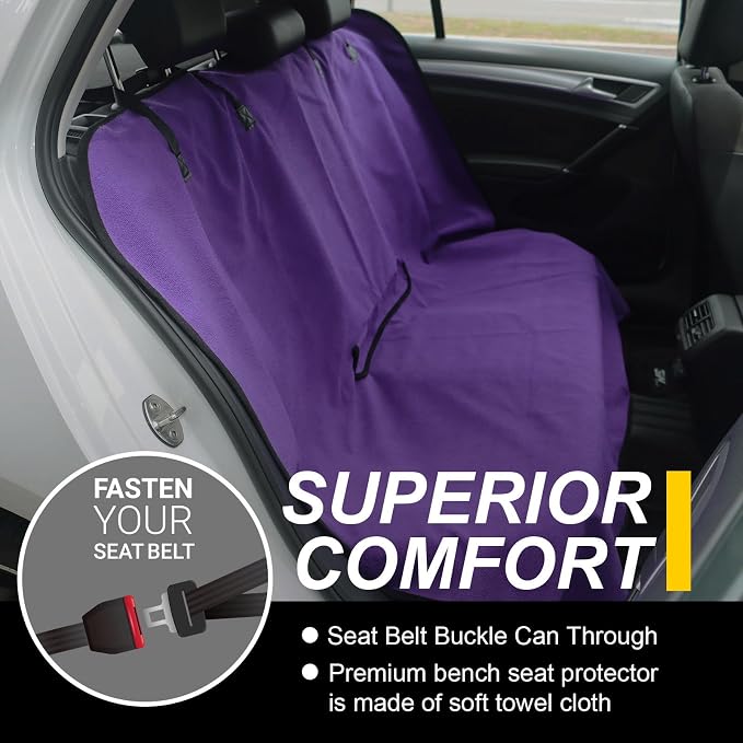 Pet Car Seat Protector — Purple