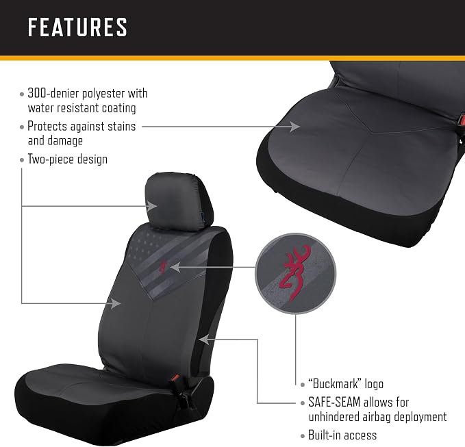 Universal Seat Covers — Gray