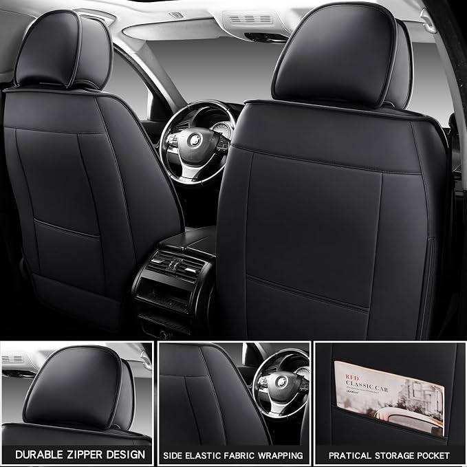 Universal Seat Covers — Full Set — Brown