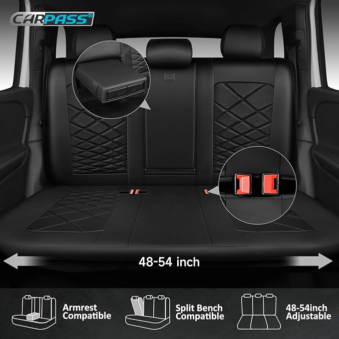 Universal Seat Covers — Black