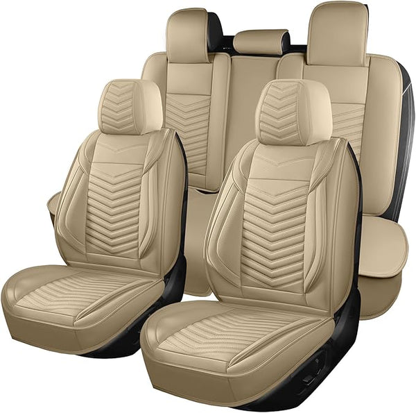 Universal Seat Covers โ Full Set โ Beige