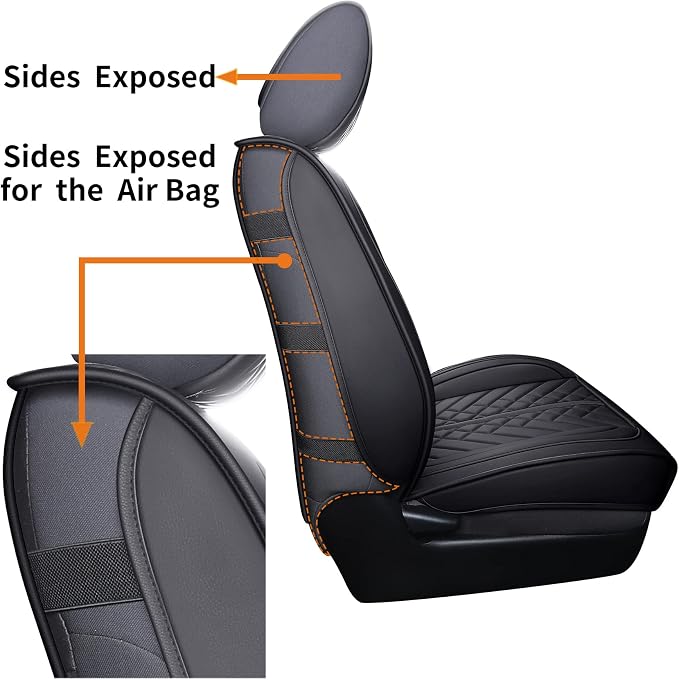 Seat Covers for Toyota Tacoma — Full Set — Black