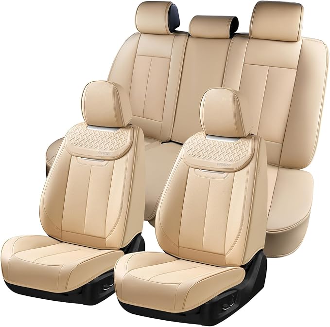 Universal Seat Covers — Full Set — Beige