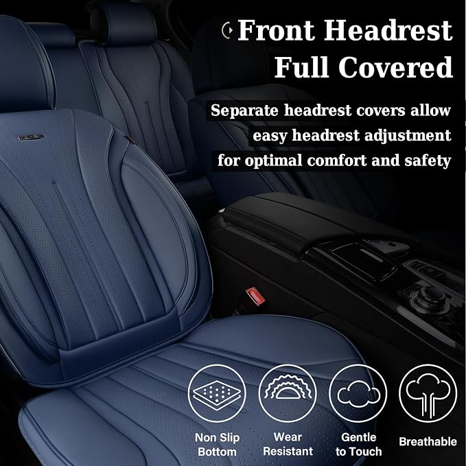 Universal Seat Covers — Full Set — Navy