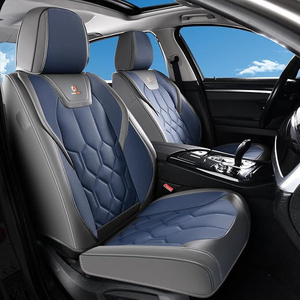 Universal Seat Covers โ Front Seat โ Gray / Blue