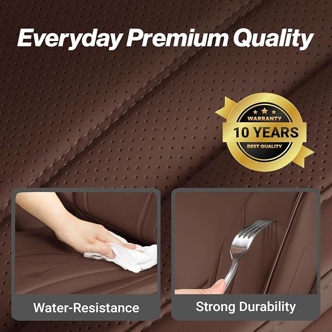 Seat Covers for Nissan Titan — Front Seat — Brown