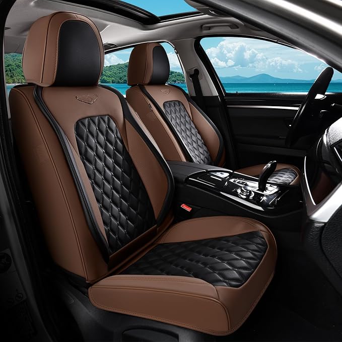 Faux Leather Car Seat Covers — Full Set