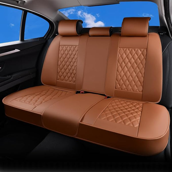Universal Seat Covers โ Rear Seat โ Brown