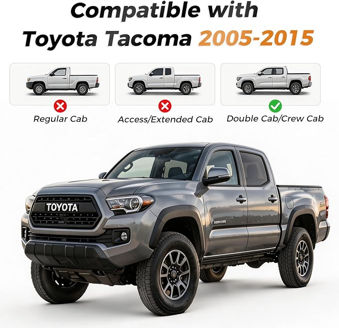 Seat Covers for Toyota Tacoma — Front Seat — Red