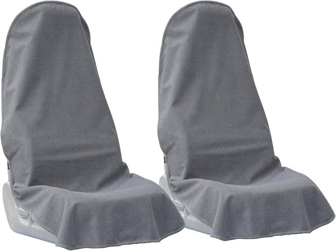 Universal Seat Covers — Front Seat — Gray