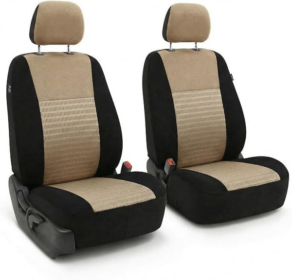 Universal Seat Covers โ Front Seat โ Beige