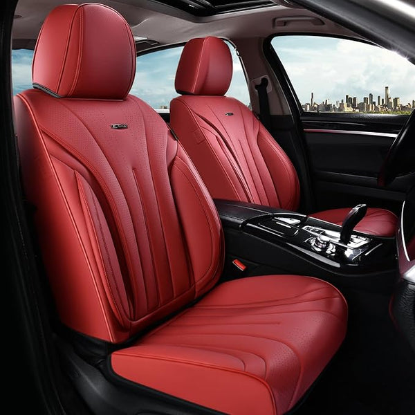 Universal Seat Covers โ Front Seat โ Red