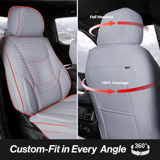 Seat Covers for GMC Sierra — Full Set — Gray