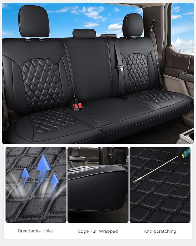 Seat Covers for Toyota Tacoma — Black