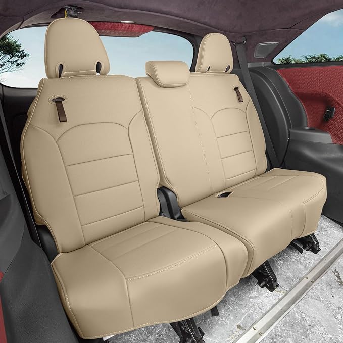 Faux Leather Seat Covers for Toyota Sienna — Full Set — Beige