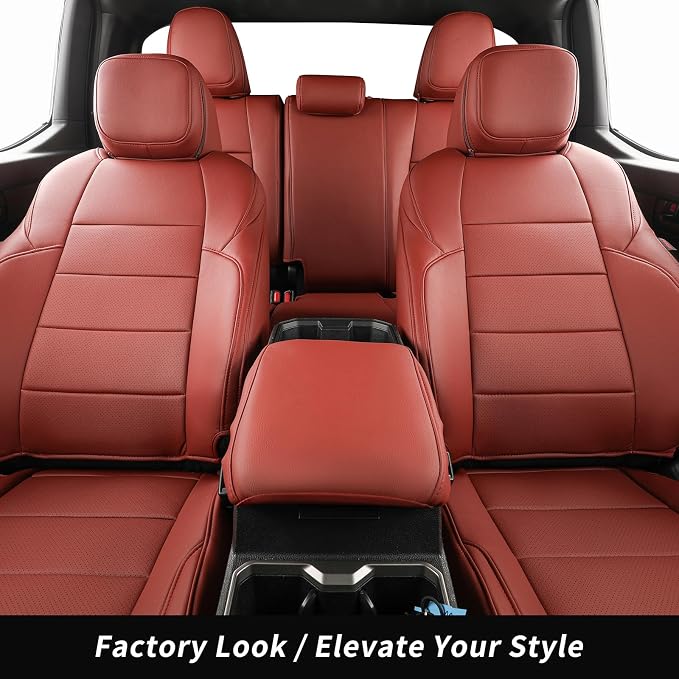 Seat Covers for Toyota Tacoma — Full Set — Red