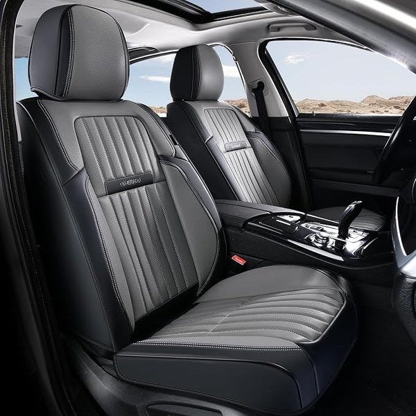 Universal Seat Covers โ Front Seat โ Black / Gray
