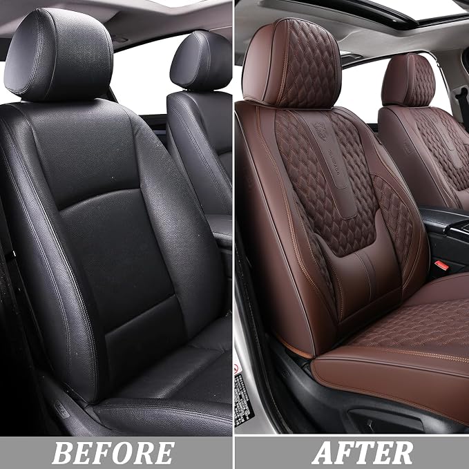 Universal Seat Covers — Front Seat — Coffee