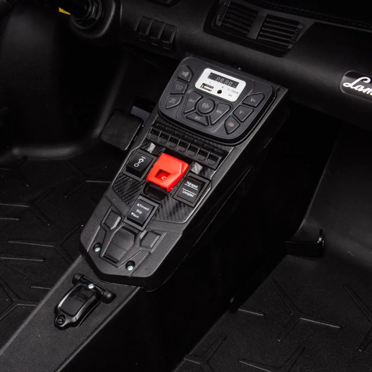24V Lamborghini Aventador 2-Seater Ride-On Car