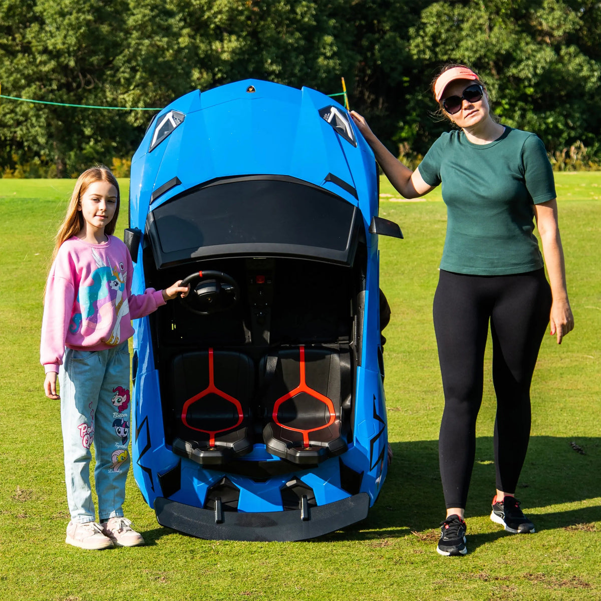 24V Lamborghini Aventador 2-Seater Ride-On Car