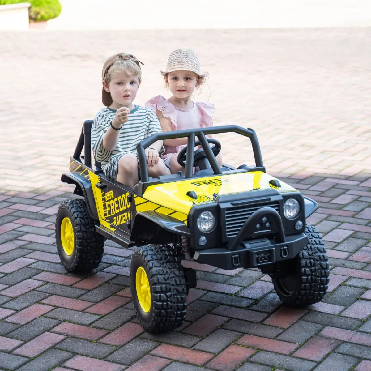 24V Jeep Raider Style 2 Seater Kids Ride On Car with Remote Control