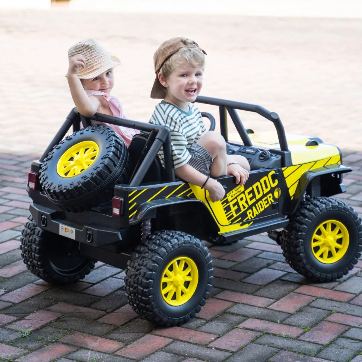 24V Jeep Raider Style 2 Seater Kids Ride On Car with Remote Control