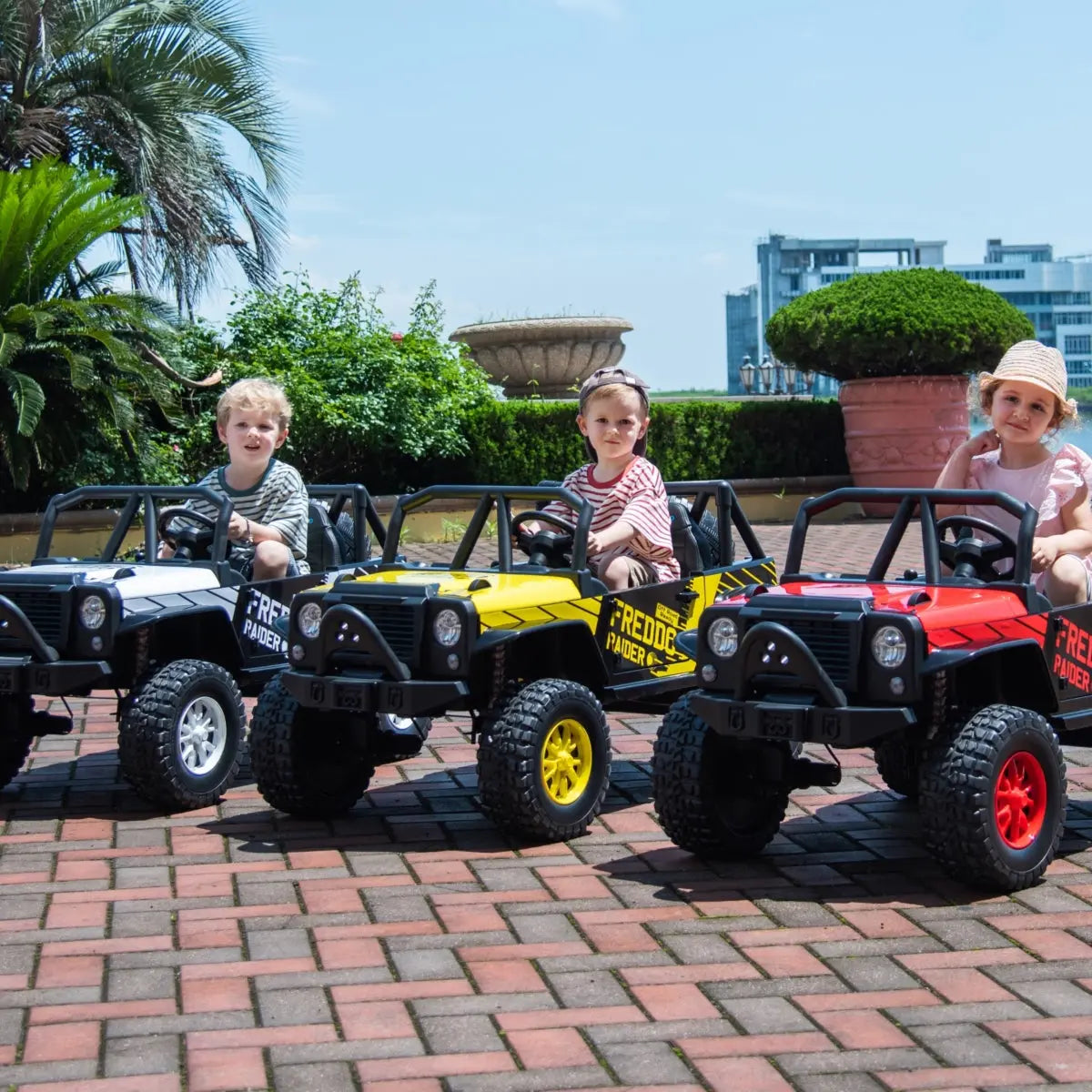 24V Jeep Raider Style 2 Seater Kids Ride On Car with Remote Control