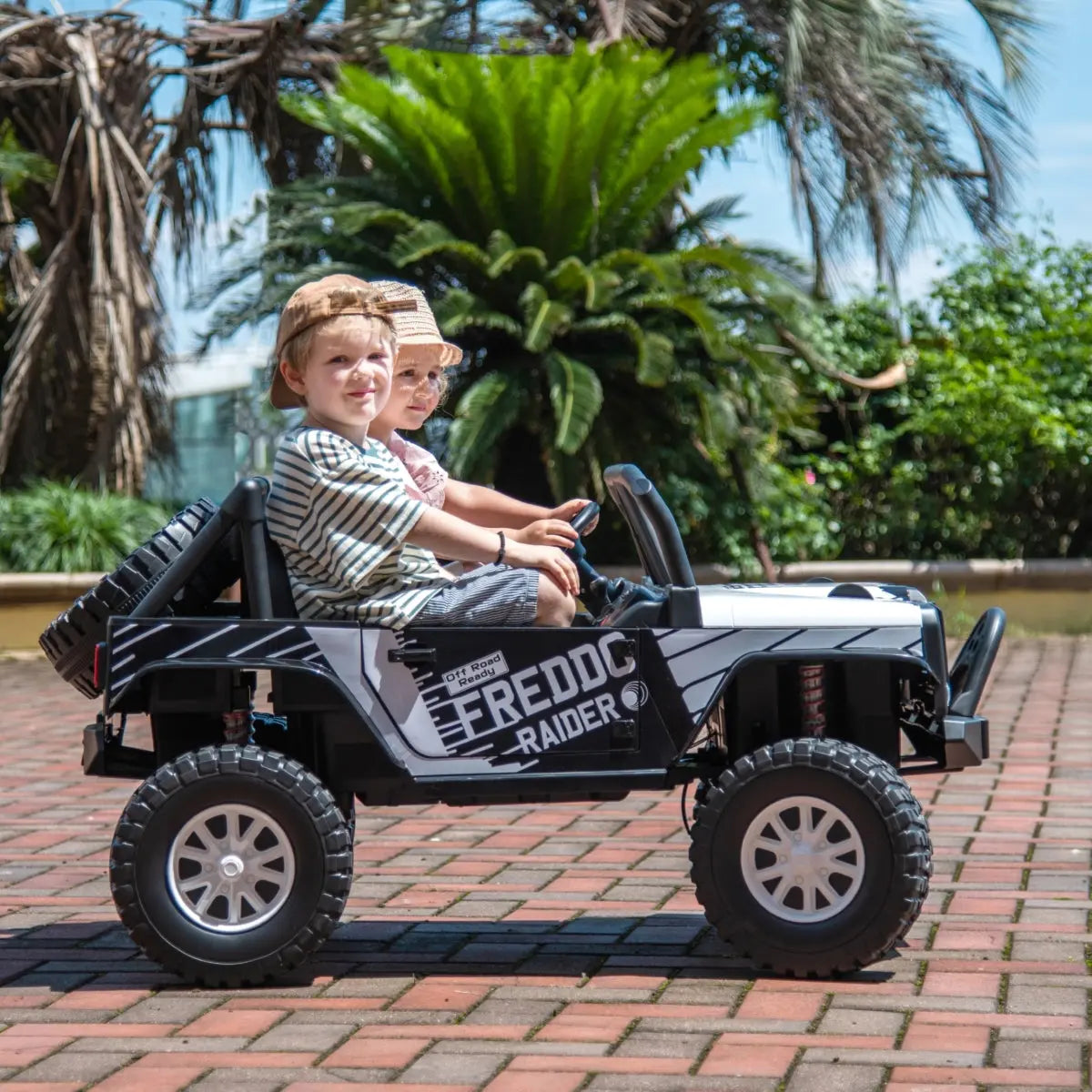 24V Jeep Raider Style 2 Seater Kids Ride On Car with Remote Control