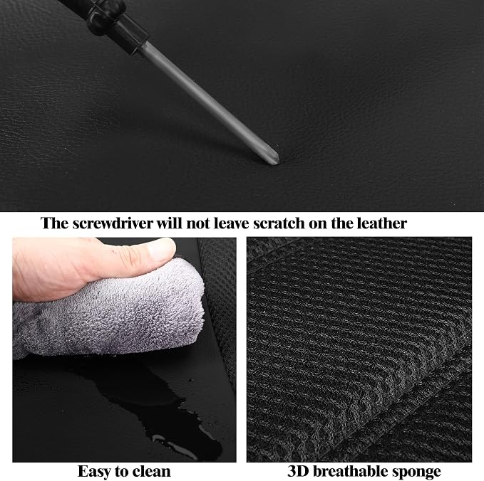 Universal Fabric Seat Covers — Black