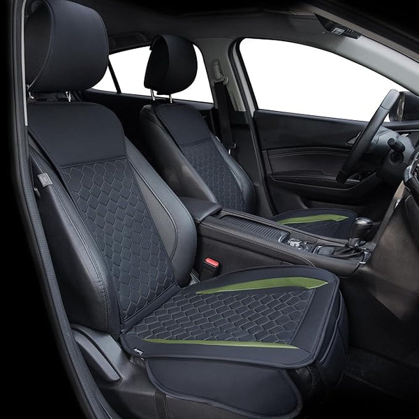 Universal Seat Covers โ Front Seat โ Black / Green