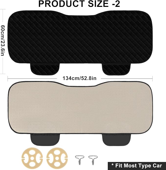 Universal Seat Covers — Black