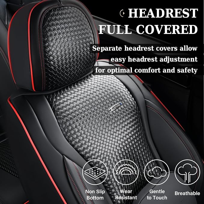 Universal Seat Covers — Front Seat — Black