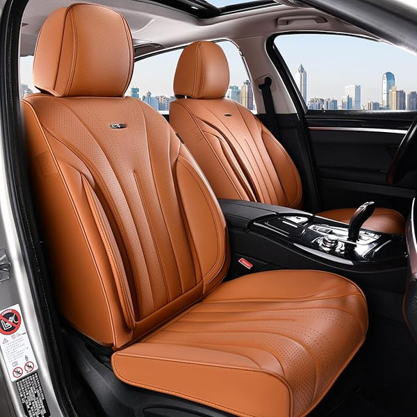 Universal Seat Covers โ Front Seat โ Brown