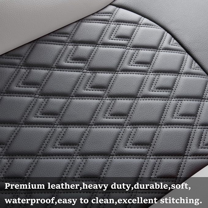 Seat Covers for Chevrolet Silverado / GMC Sierra — Front Seat — Black / Gray