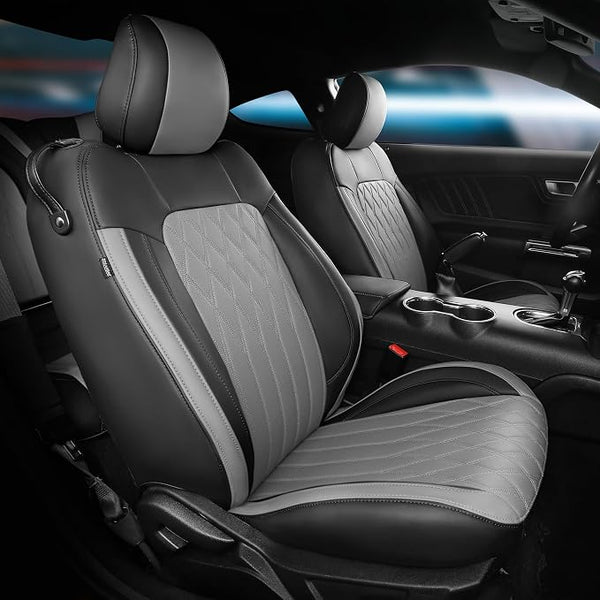 Faux Leather Seat Covers for Ford Mustang โ Full Set