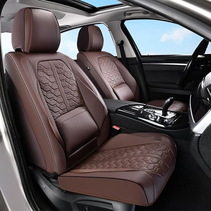 Universal Seat Covers — Full Set — Coffee